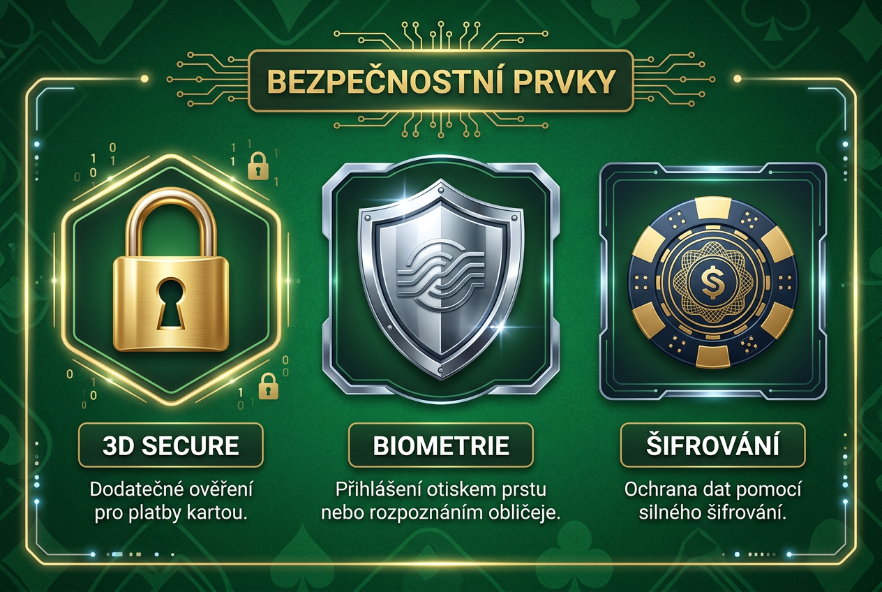 Infografika zabezpečení Revolut plateb s českými popisky